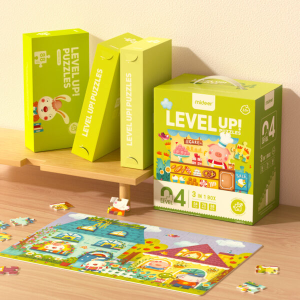 Level Up dėlionės - 4 lygis Pasakų miestas