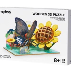 Medinė 3D dėlionė - Drugys