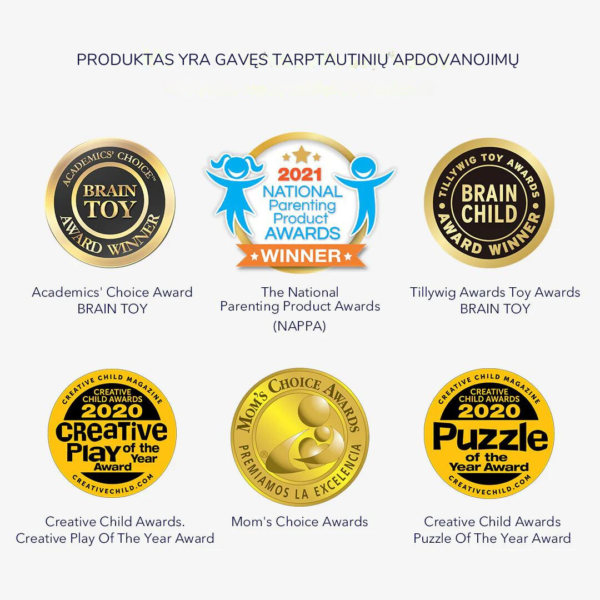 Level Up dėlionių rinkinys - 1 lygis Gyvūnai NEW