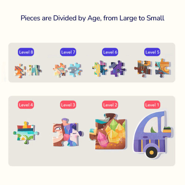 Level Up dėlionių rinkinys - 1 lygis Gyvūnai NEW