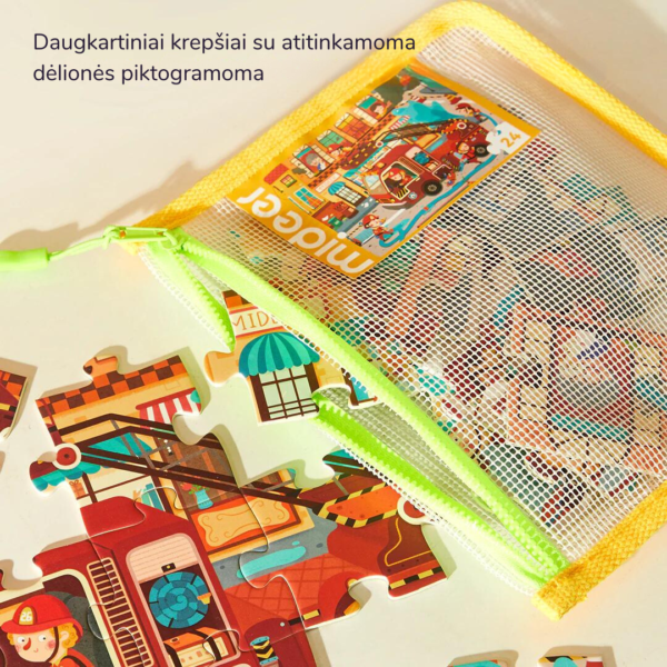 Level Up dėlionių rinkinys - 1 lygis Gyvūnai NEW