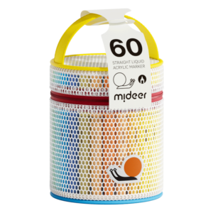 Vandens pagrindo akriliniai markeriai - 60 spalvų