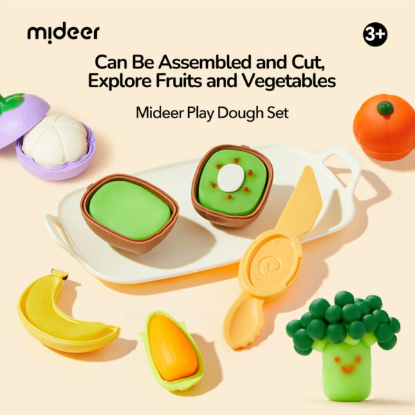 MODELINO LIPDYMO RINKINYS - VAISIAI IR DARŽOVĖS