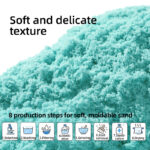 KINETINIO SMĖLIO ŽAIDIMŲ RINKINYS - DESERTŲ KLUBAS