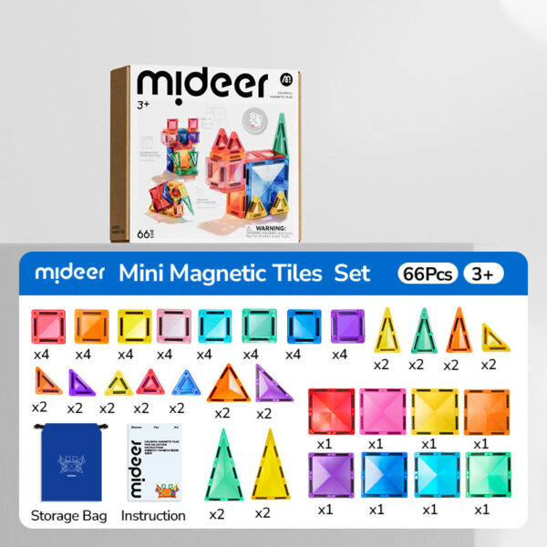 MIX AND MATCH MAGNETINIS KONSTRUKTORIUS - 66 DALIŲ