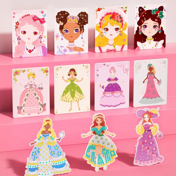 3in1 kūrybinių dirbtuvių rinkinys "Princesės fantazijų makiažas"