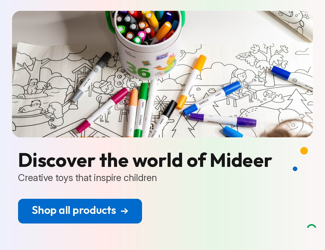 Discover the world of Mideer – creative toys and art supplies for kids