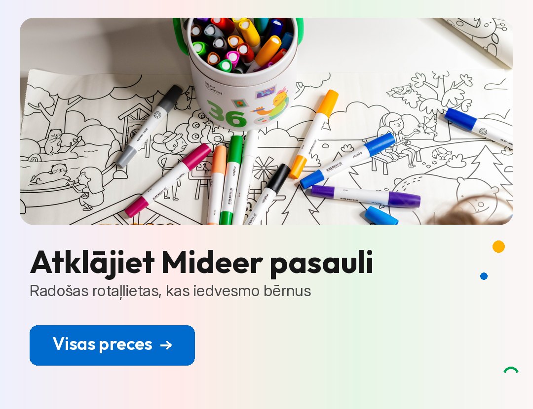 Atklājiet Mideer pasauli – radošas rotaļlietas un piederumi bērniem